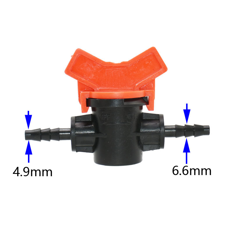 Garden Tap 1/4 3/8 10mm 1/2 3/4 1" Crane Irrigation miniature valve barb control valve crane Quick connector 1pcs