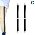 Fashion Men Shirt Stays Garter Suspenders Holder Elastic Y Shape Adjustable Uniform Locking Clamp Braces Shirts Garters