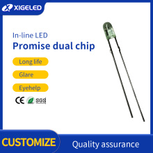 Promise double chip yellow-and-green 3mm led lamp beads