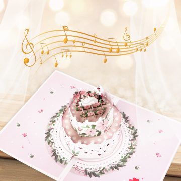 Wedding Cake Celebration Pop Up Card
