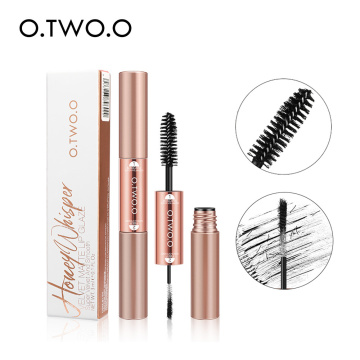 O.TWO.O Double Head 4D Silk Fiber Eyelash Mascara Waterproof Lash Remel Long Lasting Fast Dry Curling Lengthening Fiber Mascara