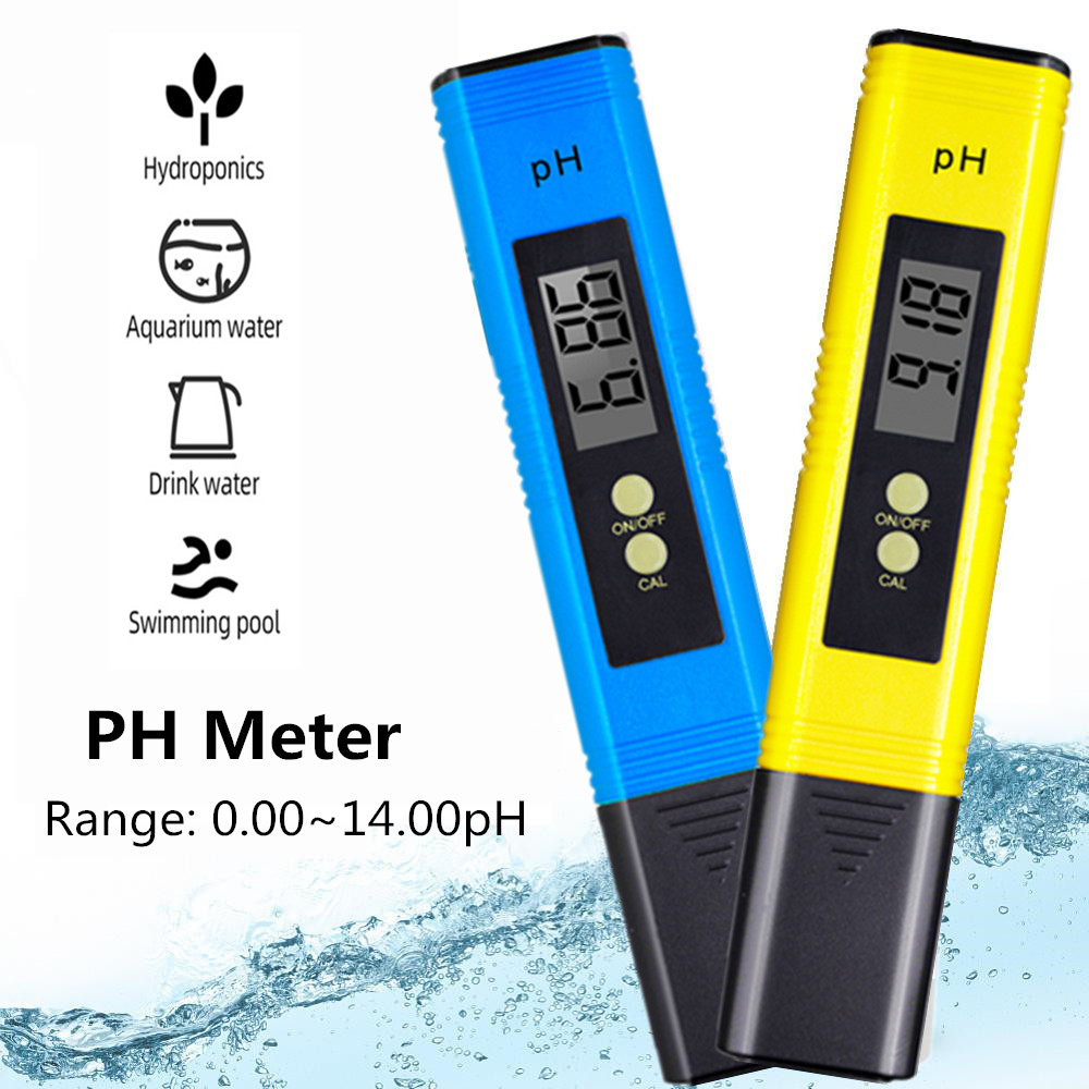 Digital PH Tester 0.01pH Acidity PH Meter Water LCD Display Water Quality Measure Automatic Calibration 50%off