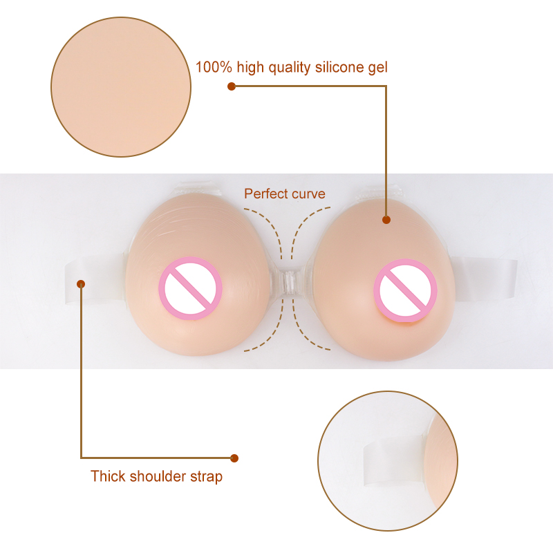 ONEFENG SFT Silicone False Breasts for Cross Dresser Artificial Breasts Hot Selling 500-1600g/pair Full Shape With Straps