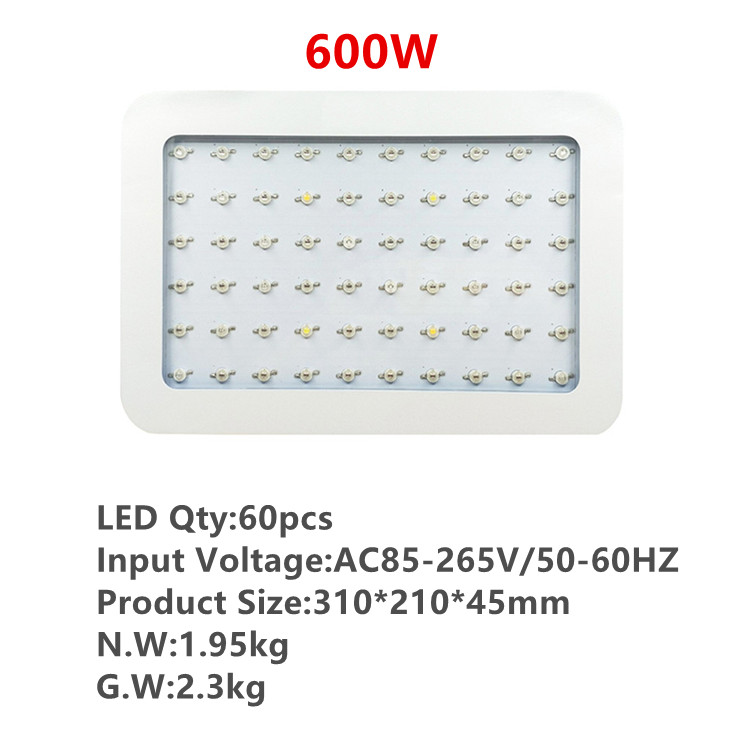 600W LED Grow Light 3rd Generation Full Spectrum