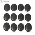 KiWarm On Sale 12pcs Natural Energy Massage Stone Set Hot SPA Rocks Basalt Stone Therapy Pain Relief Health Stone Home Decor