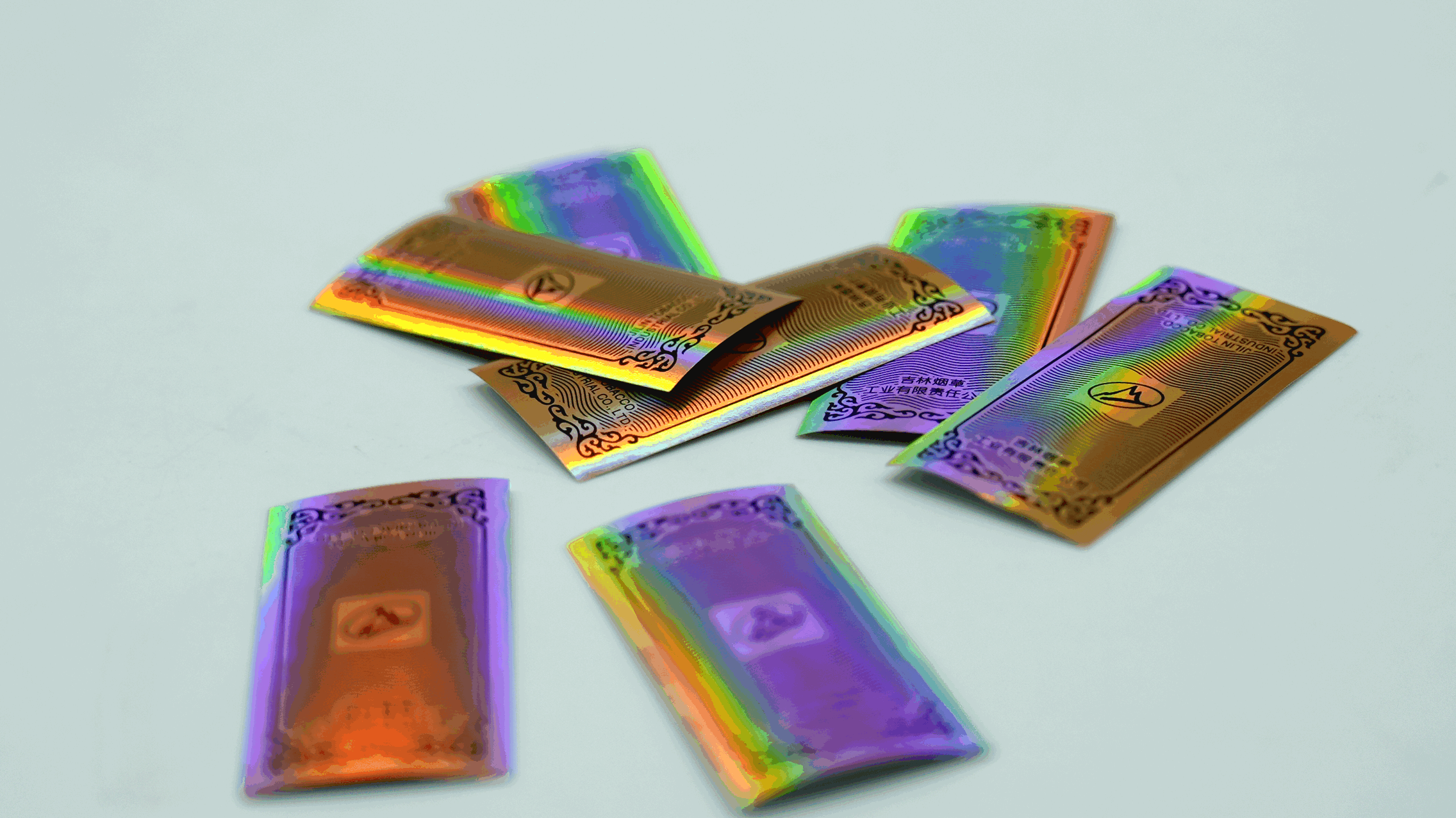 Gold Leaf Laser Anti-Counterfeiting Seal