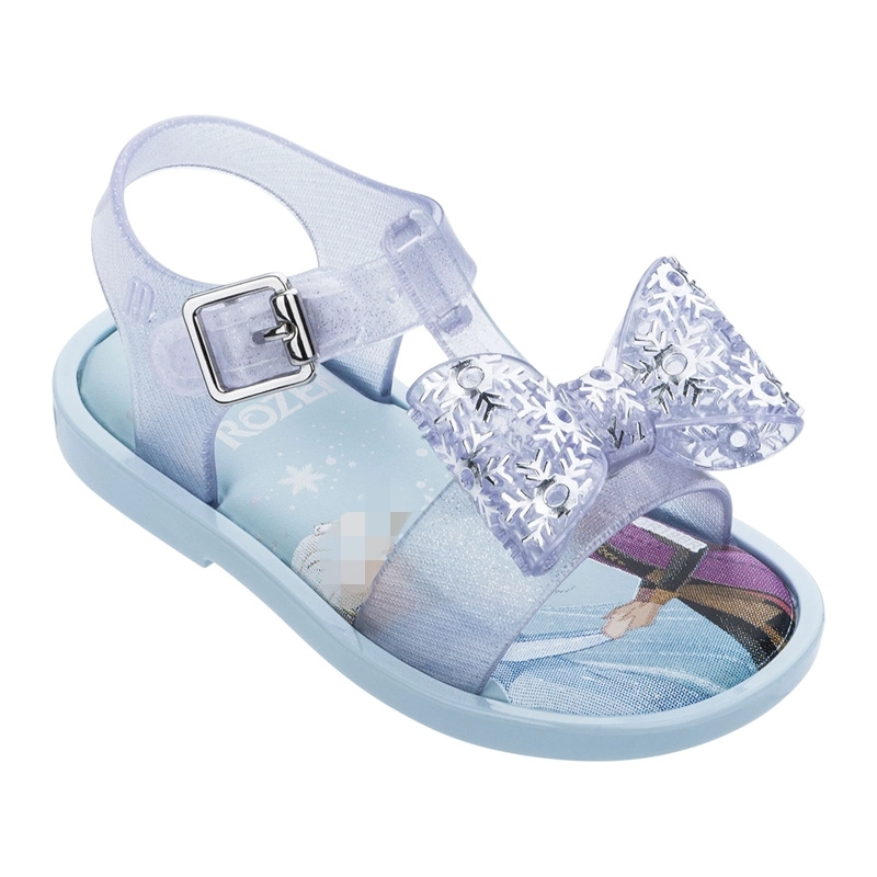 New Girls Elsa Jelly Shoes 2020 Fashion Elsa Princess Girls Sandals Candy Sandals Children's Summer Beach Wear Sandal Shoes