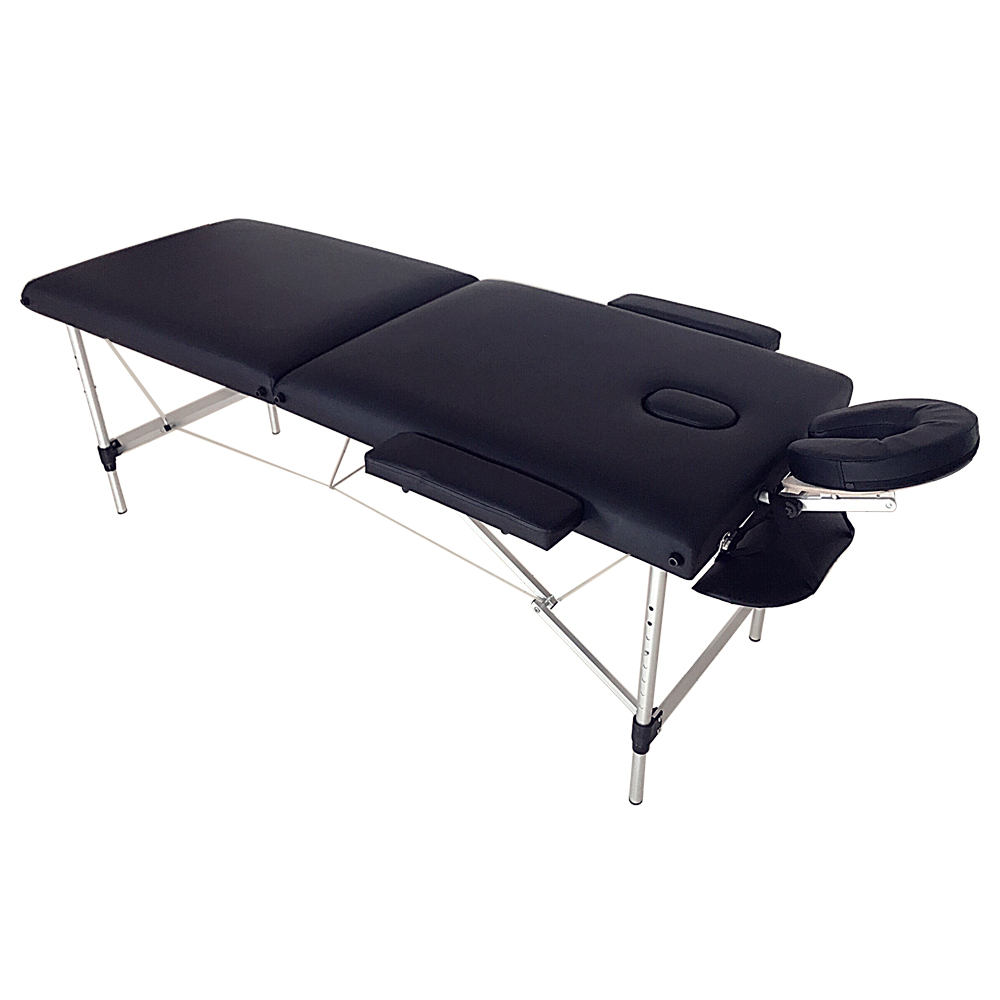 84" Portable Foldable Aluminum Massage Table SPA Bed with Carry Case Beauty Salon Therapy Massage Bed Treatment Table - US Stock