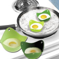 5Pcs Egg Boiler Silicone Round High Temperature Creative Egg Boiler Egg Mold Bowl Egg Steamer Cooker Boiler Kitchen Cooking Tool