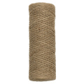 100M Natural Twisted Hemp Linen Cord Burlap Jute Twine Twine Rope Craft DIY Packaging Accessories Decor