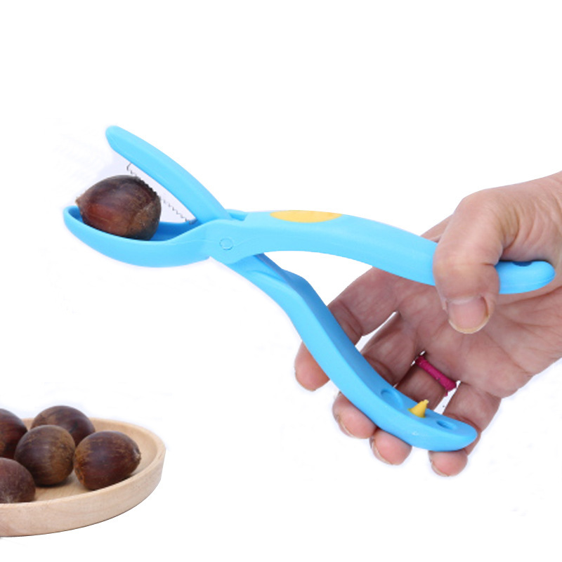 Fast chestnut peeling machine plastic stainless steel Chestnut clip sheller for kitchen cutter Fruit Vegetable Tools nutcracker