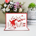 10 Pack 3D Love Pop-Up Valentines Card Anniversary Greeting Cards for wife Husband