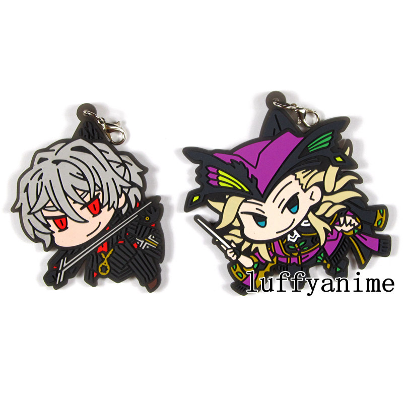 Fate/Grand Order FGO Rubber Mascot Pendant Antonio Salieri Mozart Anime accessories LIGHT HOBBY PVC Phone Strap Chain Keychain