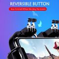 Six Finger PUBG Phone Joystick Gamepad With Cooling Fan Battery/charging Type Game Controller L1 R1 Triggers For IOS Android