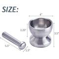 Stainless Steel Mortar and Pestle Set