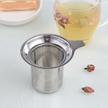 1pcs Tea Infuser Mesh Reusable Tea Strainer Teapot Stainless Steel Loose Tea Leaf Spice Filter Drinkwarer Kitchen Accessories