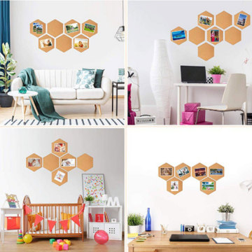 Cork home square round picture home decoration