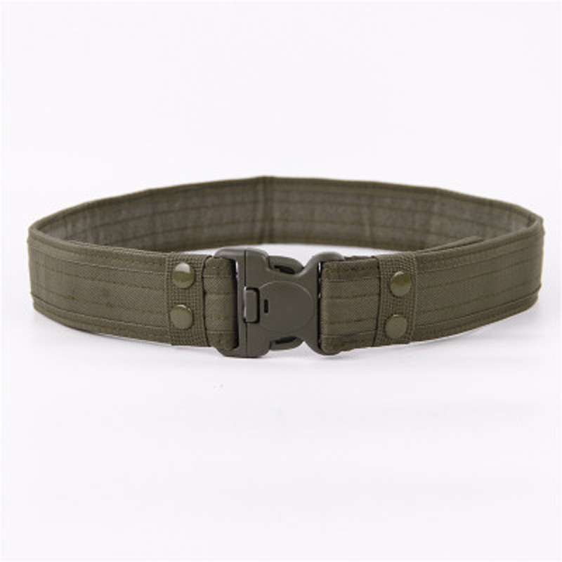 Tactical Men's Military Belts Army Thicken Canvas Tactical Outdoor Waistband Adjustable Hunting Survival Waist Support Belt