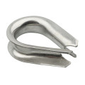 10pc 304 Steel wire rope protection ring U Cable Thimbles Clamps Rigging fasteners Anchor Line Loop Boat Sleeve Clip Fittings