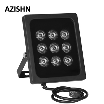 AZISHN CCTV 9pcs Array LEDS IR illuminator infrared IR Light Outdoor CCTV Fill Light Night Vision for CCTV Surveillance Camera