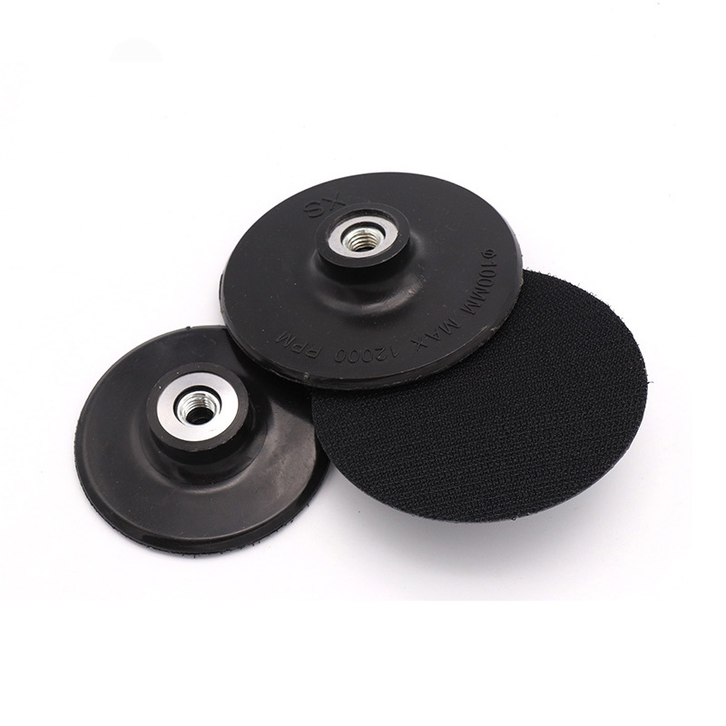 1pcs 80/100mm Non-cotton Sticky Plate M10 Hole Stone Dry/wet Grinding Polishing Disc Self-adhesive Suction Cu Tray Bonding Head