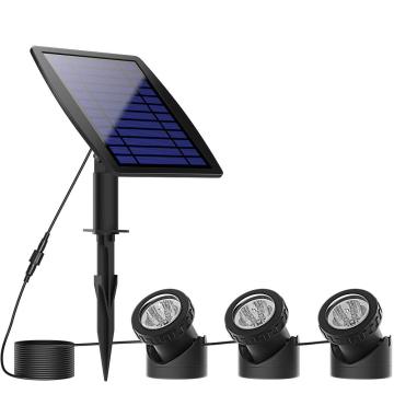 LED Solar Pond Spotlights IP68 Waterproof solar Lights for Pond,Garden,Landscape,Fountain,Outdoor,Lawn