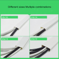 2 Pcs 50cm Self-adhesive Cable Assemblies Wiring Harness Raceway wall Wire Duct Cable Cover 20*10mm with 1pcs corner