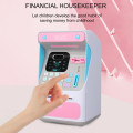 Mini Pink Atm Bank Toy Digital Cash Coin Storage Save Money Box Atm Bank Machine Money Saving Piggy Bank Kids Gift#G30