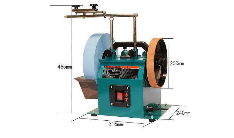 10 inch white corundum sharpener low speed grinder polishing machine bench grinder