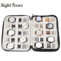 18 slots Travel Watch Organizer Watch Box Case Watch Holder Watchband Storage Case For Apple Watch band Strap Box Double Layer