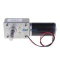 5840-31zy Worm DC Geared Motor Double Shaft 21W 12V 24V Self-locking Max. 70 Kg.cm for DIY Automatic drying rack