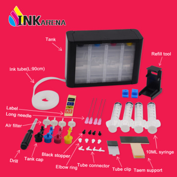 INKARENA CISS Ink Kits PG 445 CL 446 Ink Tank Continuous Ink Supply System For Canon PG-445 CL-446 PG445 CL446 Printer 4 Color