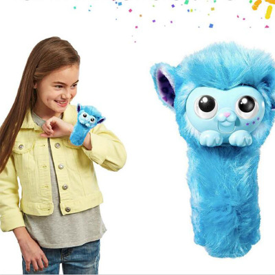 New Wrist Wrap Monkey Pets Little Plush Toys Electric Animal Live Plush Doll for Kids Toddler Kids Christmas Gift