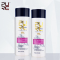 PURC 2pcs 100ml 5% Keratin formalin straightening and hair treatment Brazilian keratin treatment hair care set free shipping