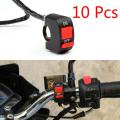 10 Pcs Motorcycle Switches Connector Handlebar Switches ON/OFF Button Connector Push Button Switch Motorcycle Parts Accessories