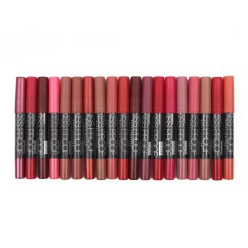 MENOW 19 Colors Luxurious Sexy Non-stick Cup Lipstick Waterproof And Sweat-proof Lipstick Pencil Makeup Lipstick TSLM2