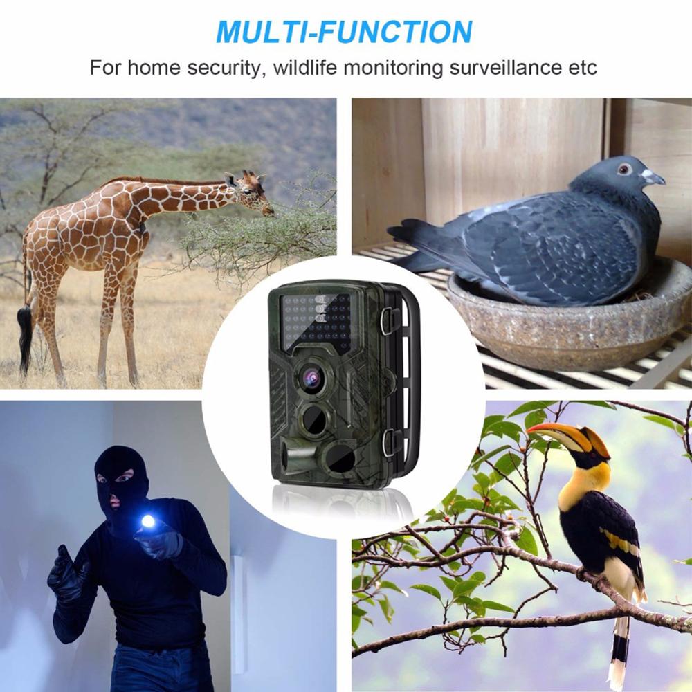 Goujxcy Hunting cameras HC-800A Forest Night Vision 850nm Infrared Led Trail Camera Waterproof wild camera Photo Traps scouts