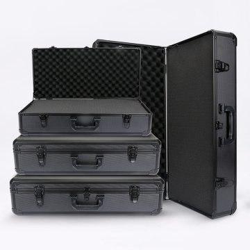 720x220x140mm Aluminum Tool Case Impact Resistant Safety Case Equipment Instrument Box Camera Case w Pre-cut Foam Toolbox