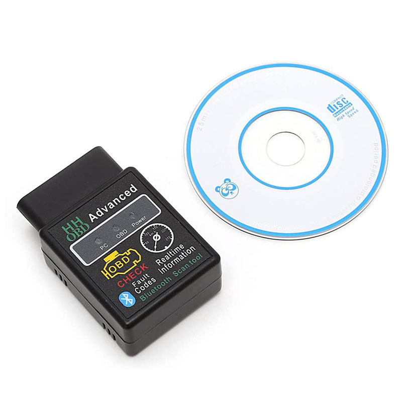 HH OBD ELM327 Bluetooth OBD2 OBDII CAN BUS Check Engine Car Auto Diagnostic Scanner Tool Interface Adapter For Android