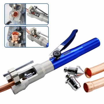 Universal 2 in 1 Hydraulic Flaring and Swaging Tool Kit for 5-22mm Soft HVAC Copper Tube Extrusion Tool,not for brake line