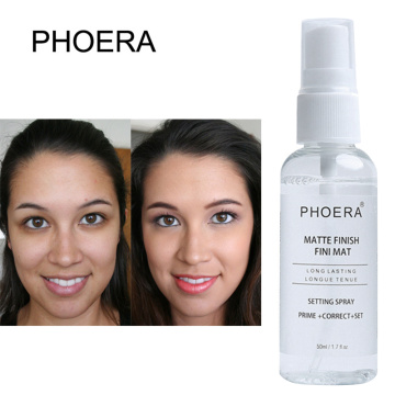 PHOERA Matte Primer Setting Spray Liquid Foundation Fixed Makeup Oil-control Invisible pores Lasting Moisturizing Cosmetic TSLM1