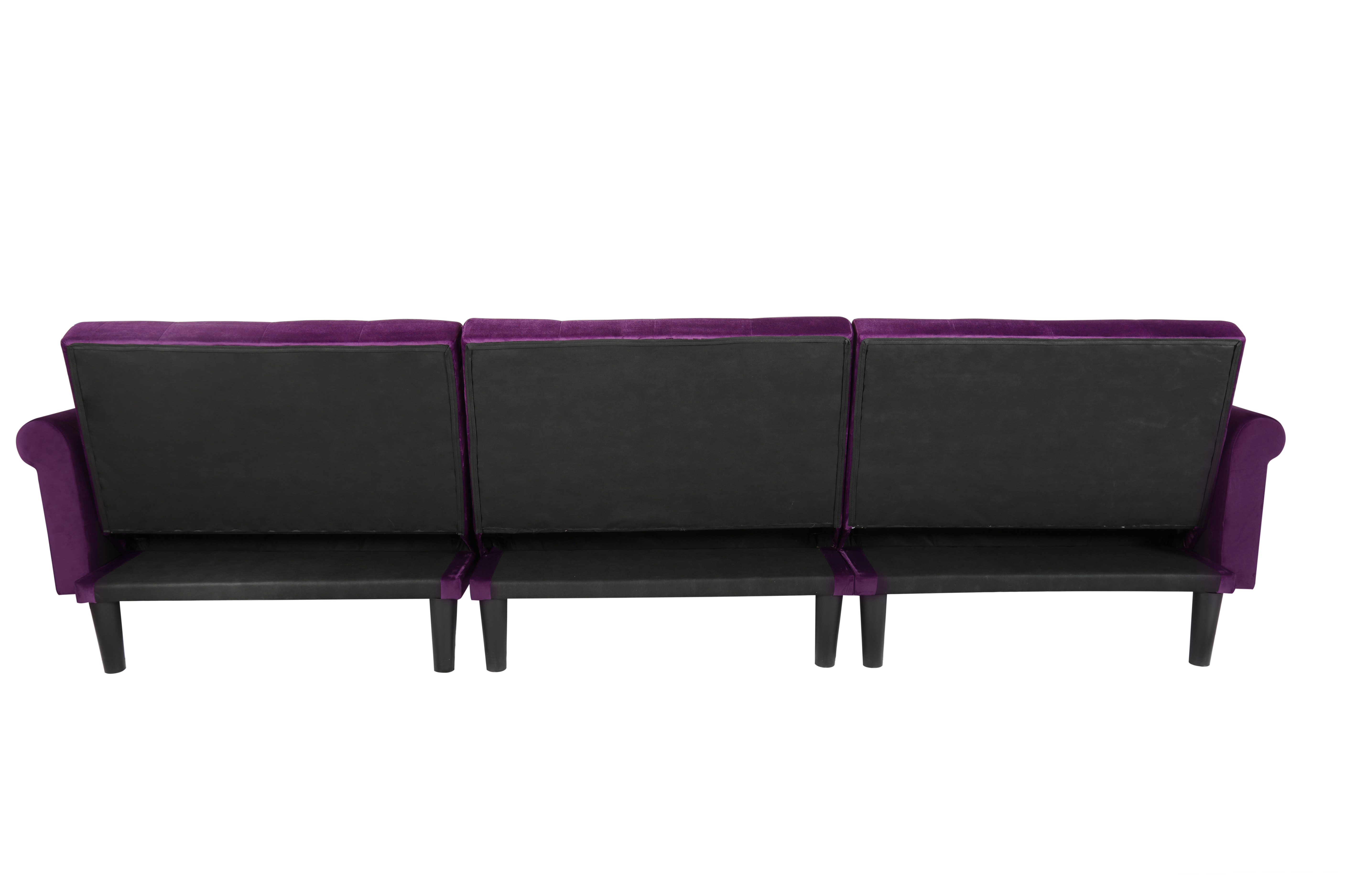Purple L Style Sofa For Living Room Comfortable Home Furniture Sofa Bed Chaise Lounge Sofa Furniture