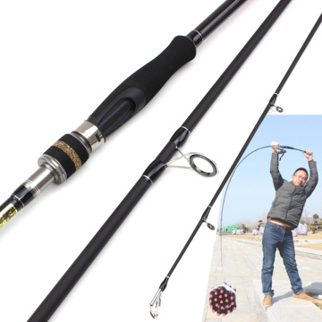 2.7m Spinning Rod for Fishing 3 tips M MH Carbon Casting Fishing Rod Fast Action Lure Fishing Rods Lure Weight 10-45g