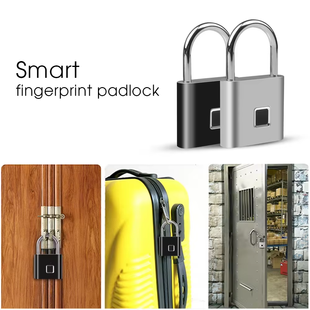 1 Portable finger pad lock