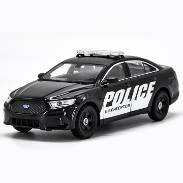 WELLY 1:24 Ford Taurus Police Car sports car simulation alloy car model crafts decoration collection toy tools gift