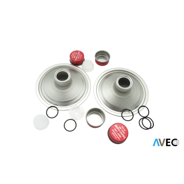 84mm brake fluid tin can screw caps