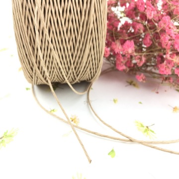 Length 650m / Roll Eco-friendly Handmade Raffia Paper Rope Party Christmas Wedding Gift Packaging Rope DIY Handicraft Paper