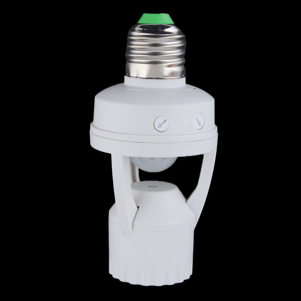 Hot AC 110-220V 360 Degrees PIR Induction Motion Sensor IR infrared Human E27 Plug Socket Switch Base Led Bulb light Lamp Holder
