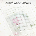 White 20mm 50Pairs