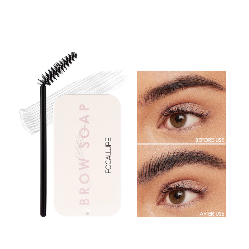 Brow Soap Eyebrow Styling Soap With Brush Brown Black Gray Eyebrow Setting Gel Waterproof Wild Eyebrow Tint Pomade Maquillage